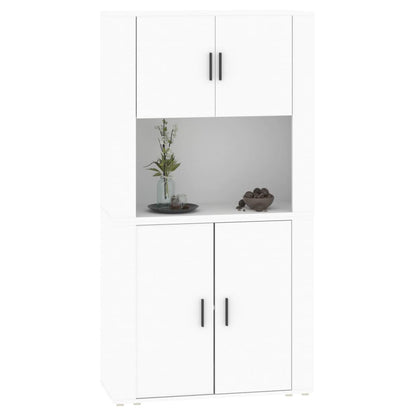 vidaXL Highboard White Engineered Wood