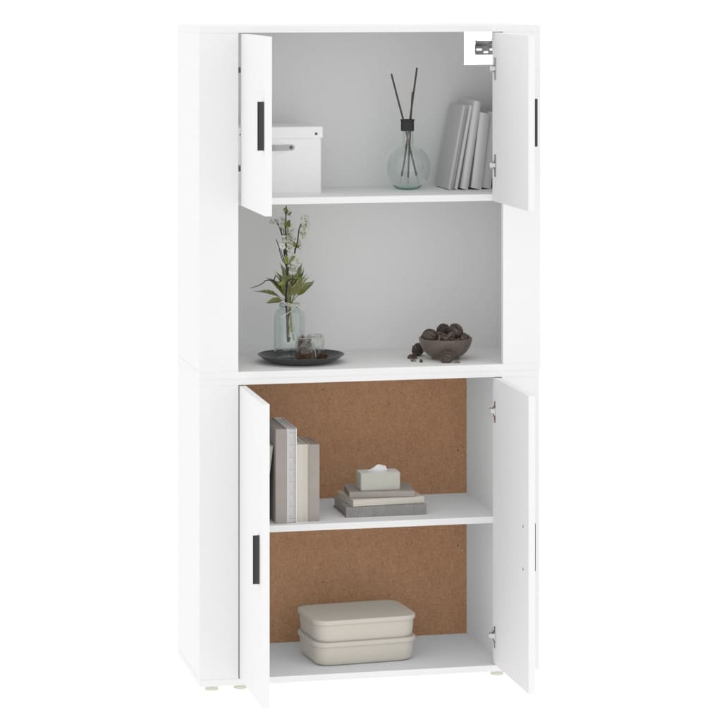 vidaXL Highboard White Engineered Wood