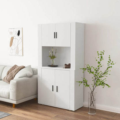 vidaXL Highboard White Engineered Wood