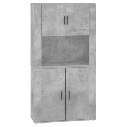 vidaXL Highboard Concrete Grey Engineered Wood