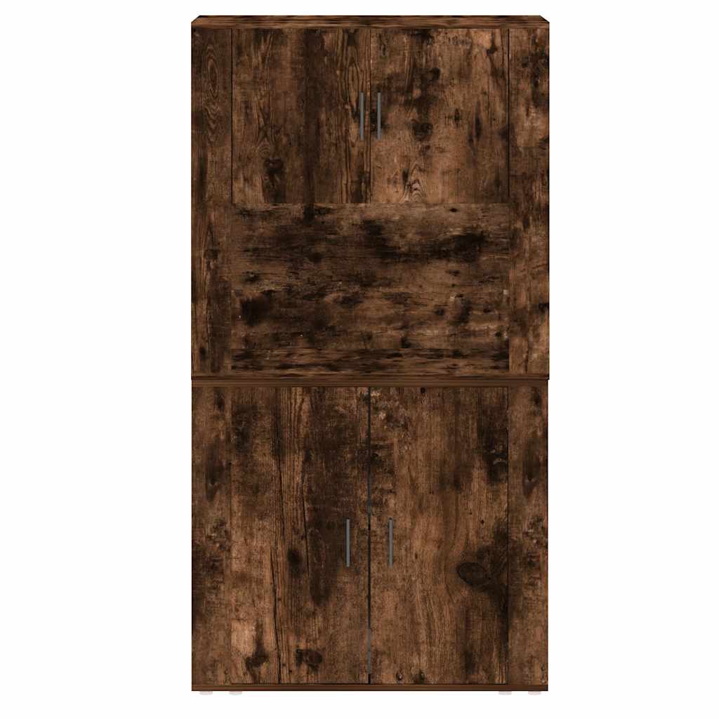 vidaXL Highboard Smoked Oak Engineered Wood