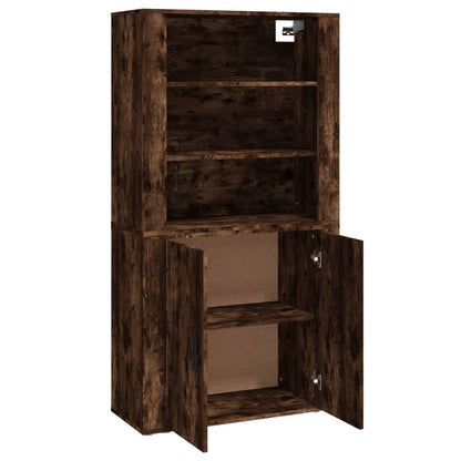 vidaXL Highboard Smoked Oak Engineered Wood