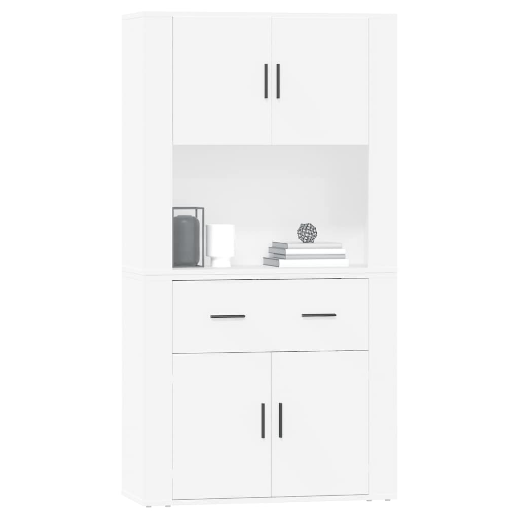 vidaXL Highboard White Engineered Wood
