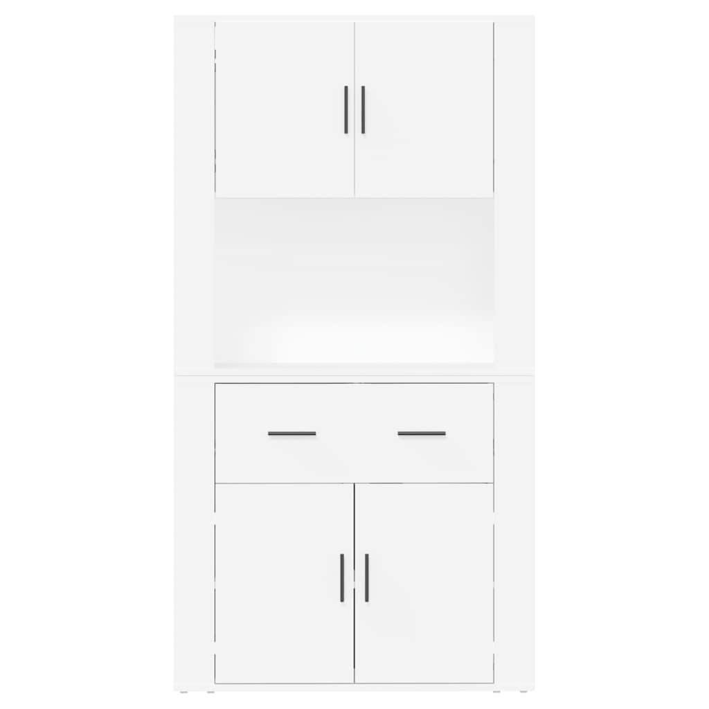 vidaXL Highboard White Engineered Wood