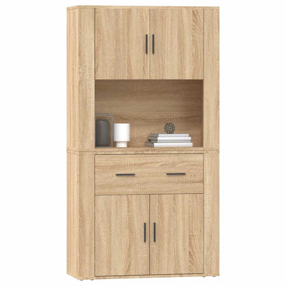 vidaXL Highboard Sonoma Oak Engineered Wood