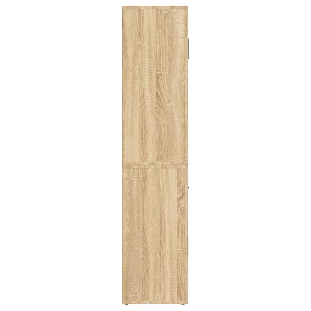 vidaXL Highboard Sonoma Oak Engineered Wood