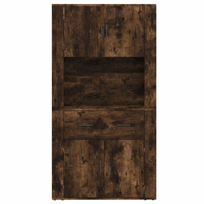 vidaXL Highboard Smoked Oak Engineered Wood