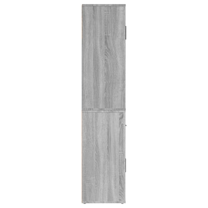 vidaXL Highboard Grey Sonoma Engineered Wood