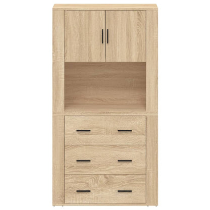 vidaXL Highboard Sonoma Oak Engineered Wood