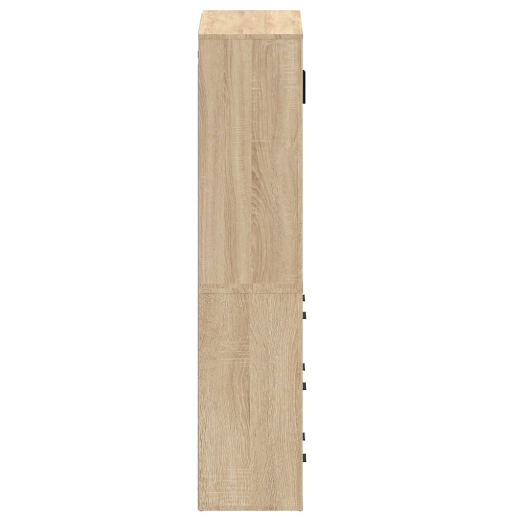 vidaXL Highboard Sonoma Oak Engineered Wood