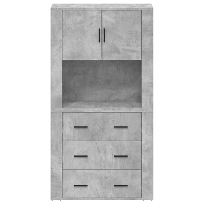 vidaXL Highboard Concrete Grey Engineered Wood