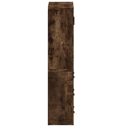 vidaXL Highboard Smoked Oak Engineered Wood