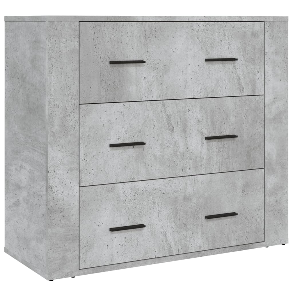 vidaXL Highboard Concrete Grey Engineered Wood