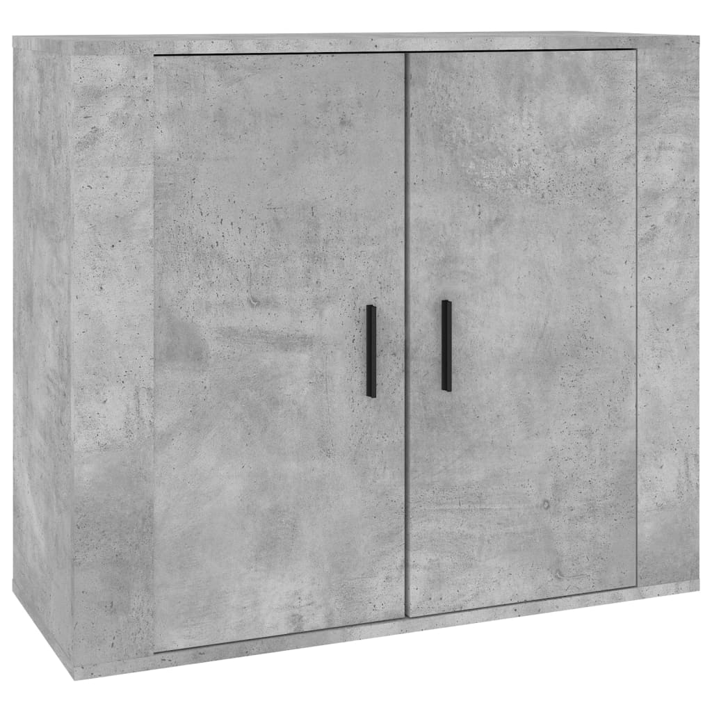 vidaXL Sideboards 3 pcs Concrete Grey Engineered Wood