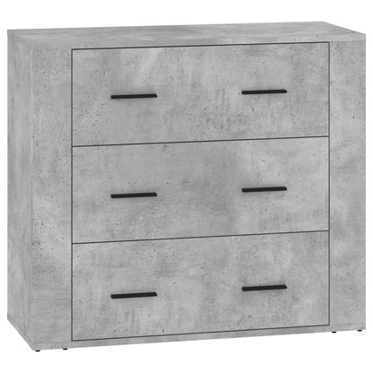 vidaXL Sideboards 3 pcs Concrete Grey Engineered Wood