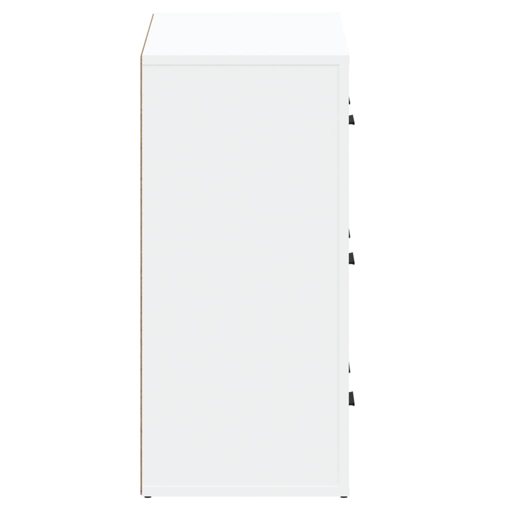 vidaXL Sideboards 2 pcs White Engineered Wood