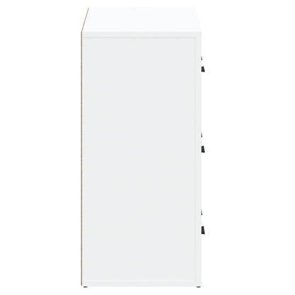 vidaXL Sideboards 2 pcs White Engineered Wood