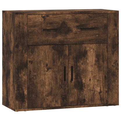 vidaXL Sideboards 3 pcs Smoked Oak Engineered Wood