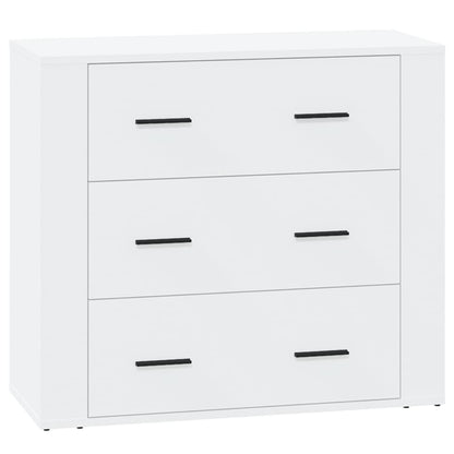 vidaXL Sideboards 3 pcs White Engineered Wood