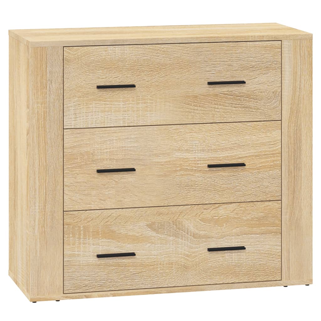 vidaXL Sideboard | Set of 3 | Sonoma Oak | Engineered Wood | Medium | Sideboard