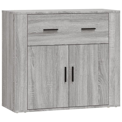 vidaXL Sideboards 3 pcs Grey Sonoma Engineered Wood