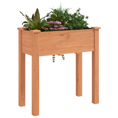 vidaXL Planter with Liner Brown 71x37x76 cm Solid Wood Fir