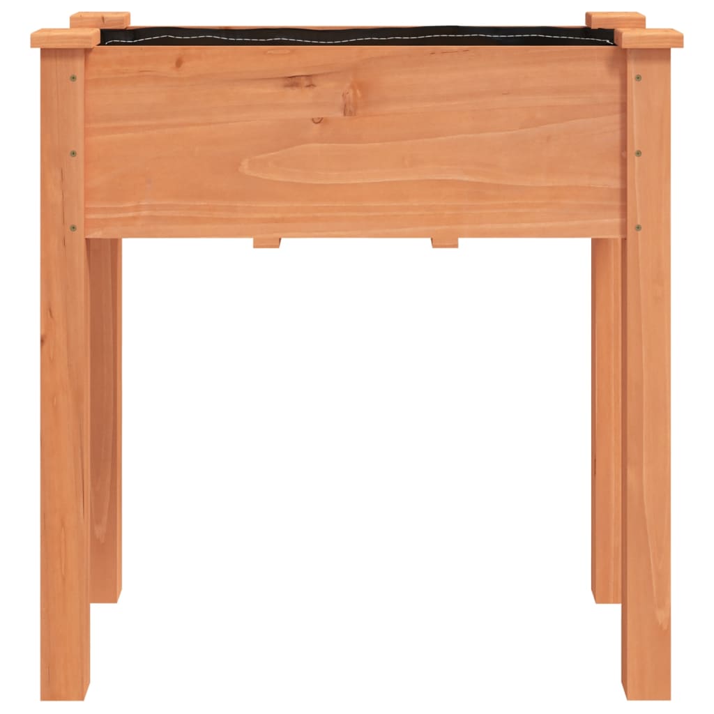 vidaXL Planter with Liner Brown 71x37x76 cm Solid Wood Fir