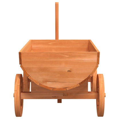 vidaXL Decorative Wagon 70x43x54 cm Solid Wood Fir