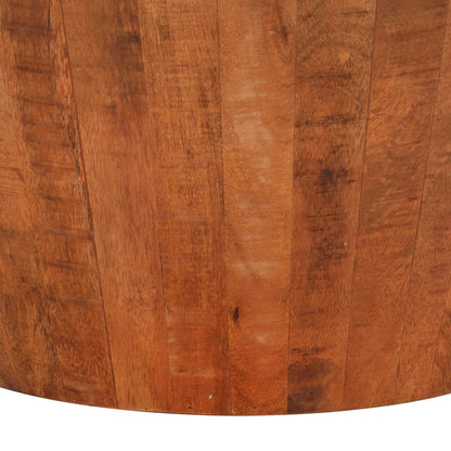 vidaXL Coffee Table Ø 52x30 cm Solid Rough Wood Mango