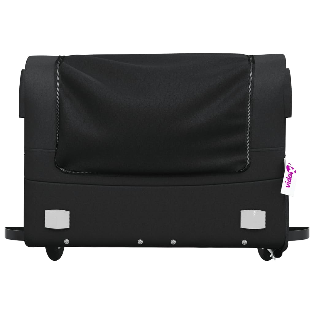 vidaXL Bike Trailer Black 45 kg Iron