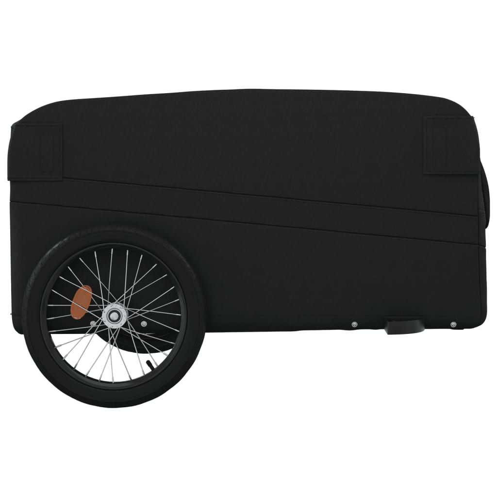 vidaXL Bike Trailer Black 45 kg Iron