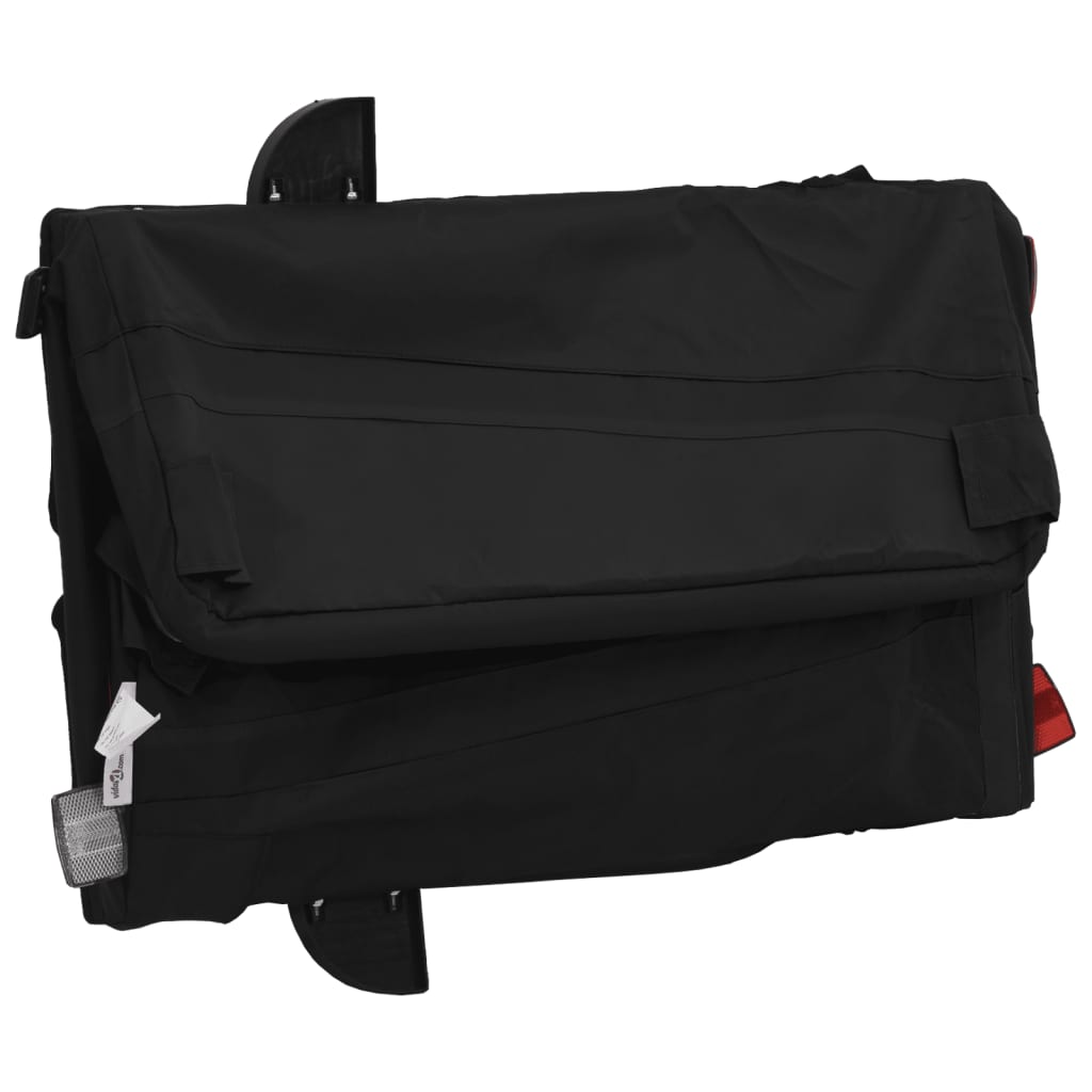 vidaXL Bike Trailer Black 30 kg Iron