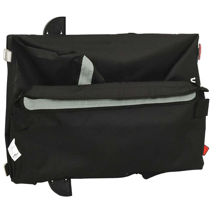 vidaXL Bike Trailer Black and Grey 45 kg Iron
