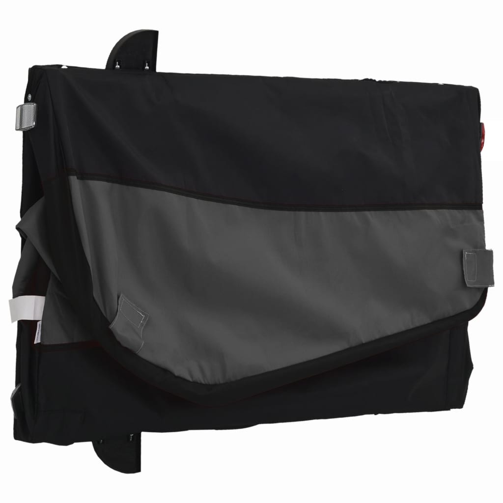 vidaXL Bike Trailer Black 45 kg Iron