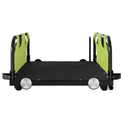 vidaXL Bike Trailer Green Oxford Fabric and Iron