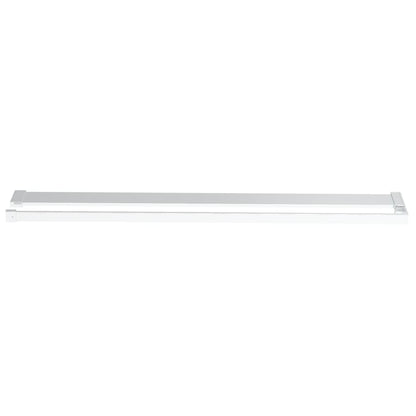 vidaXL Walk-in Shower Wall with Shelf Chrome 100x195 cm ESG Glass&Aluminium