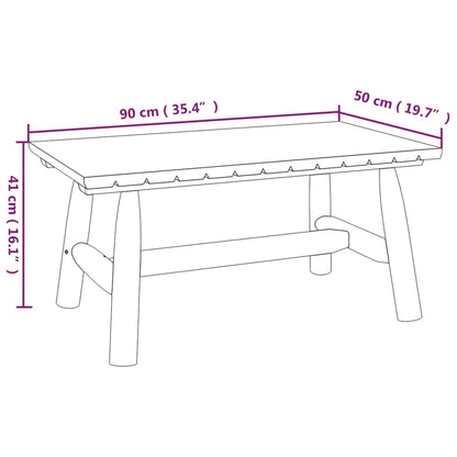vidaXL 3 Piece Garden Lounge Set Solid Wood Spruce