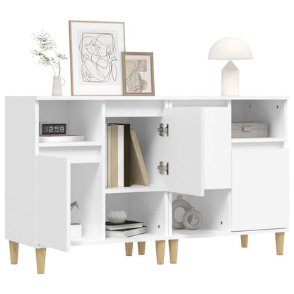 vidaXL Sideboards 2 pcs White 60x35x70 cm Engineered Wood