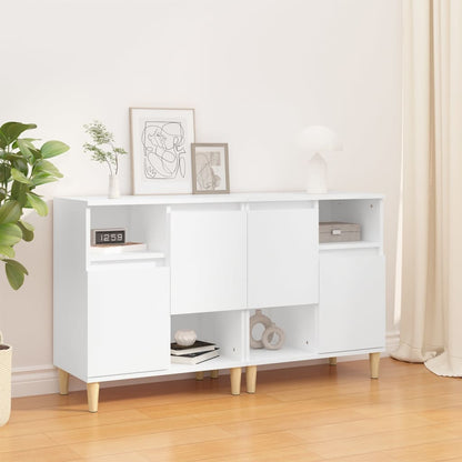 vidaXL Sideboards 2 pcs White 60x35x70 cm Engineered Wood