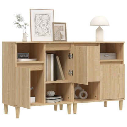 vidaXL Sideboards 2 pcs Sonoma Oak 60x35x70 cm Engineered Wood