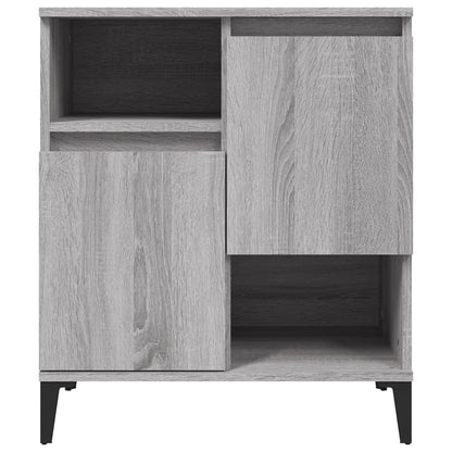 vidaXL Sideboards 2 pcs Grey Sonoma 60x35x70 cm Engineered Wood