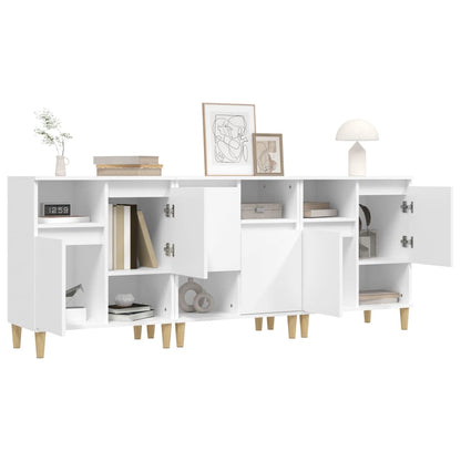 vidaXL Sideboards 3 pcs White 60x35x70 cm Engineered Wood