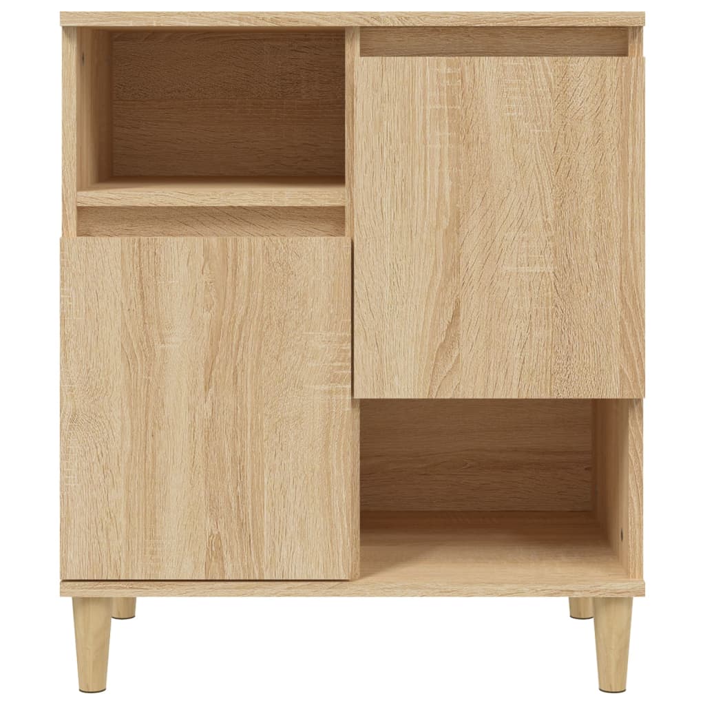 vidaXL Sideboards 3 pcs Sonoma Oak 60x35x70 cm Engineered Wood
