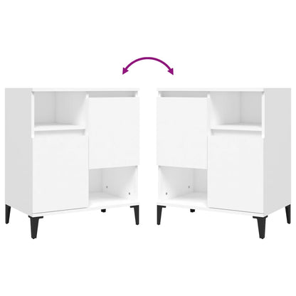 vidaXL Sideboards 3 pcs White 60x35x70 cm Engineered Wood