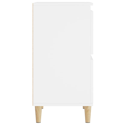 vidaXL Sideboards 2 pcs White 60x35x70 cm Engineered Wood