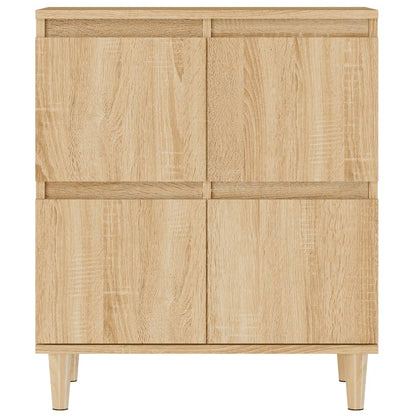 vidaXL Sideboards 2 pcs Sonoma Oak 60x35x70 cm Engineered Wood