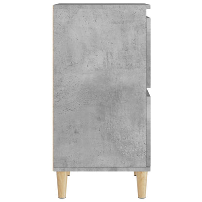 vidaXL Sideboards 2 pcs Concrete Grey 60x35x70 cm Engineered Wood