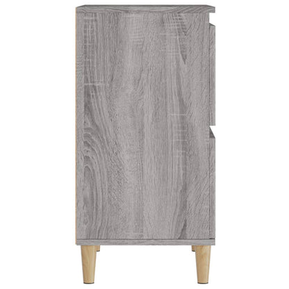 vidaXL Sideboards 2 pcs Grey Sonoma 60x35x70 cm Engineered Wood