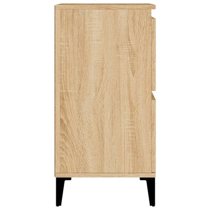 vidaXL Sideboards 2 pcs Sonoma Oak 60x35x70 cm Engineered Wood