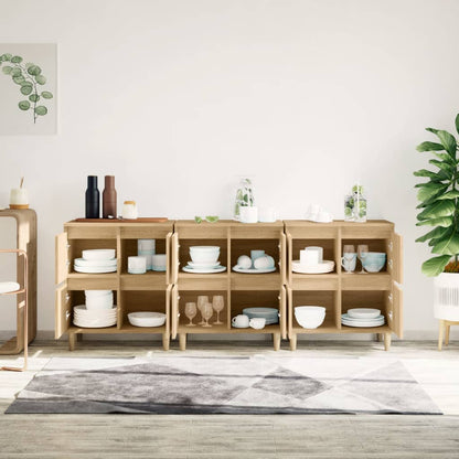 vidaXL Sideboards 3 pcs Sonoma Oak 60x35x70 cm Engineered Wood